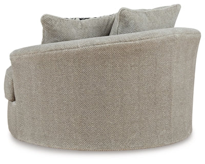 Calnita Oversized Swivel Accent Chair - Faith Furniture (Manhattan, KS)
