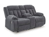 Observation Power Reclining Loveseat with Console - Faith Furniture (Manhattan, KS)