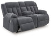 Observation Power Reclining Loveseat with Console - Faith Furniture (Manhattan, KS)