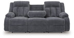 Observation Power Reclining Sofa with Drop Down Table - Faith Furniture (Manhattan, KS)