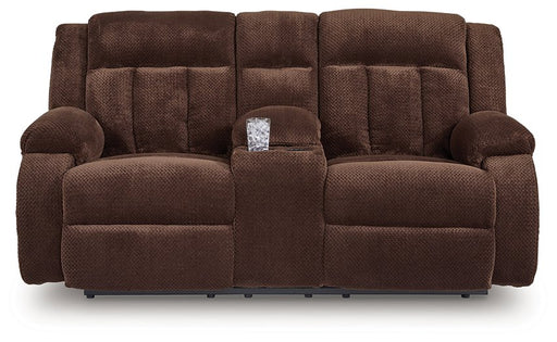 Observation Power Reclining Loveseat with Console - Faith Furniture (Manhattan, KS)