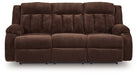 Observation Power Reclining Sofa with Drop Down Table - Faith Furniture (Manhattan, KS)