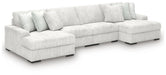 Stupendous Sectional with Double Chaise - Faith Furniture (Manhattan, KS)