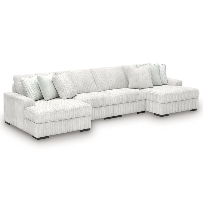 Stupendous Sectional with Double Chaise - Faith Furniture (Manhattan, KS)