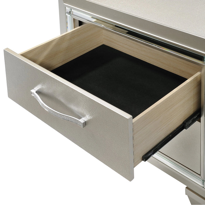 Platinum Platform Storage Bedroom Set