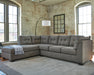 Pitkin 2-Piece Sectional with Chaise - Faith Furniture (Manhattan, KS)
