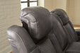 Fyne-Dyme Power Reclining Loveseat with Console - Faith Furniture (Manhattan, KS)