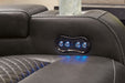 Fyne-Dyme Power Reclining Loveseat with Console - Faith Furniture (Manhattan, KS)