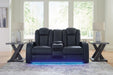 Fyne-Dyme Power Reclining Loveseat with Console - Faith Furniture (Manhattan, KS)