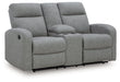 Gauntlet Reclining Loveseat with Console - Faith Furniture (Manhattan, KS)