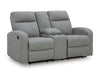 Gauntlet Reclining Loveseat with Console - Faith Furniture (Manhattan, KS)