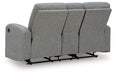 Gauntlet Reclining Loveseat with Console - Faith Furniture (Manhattan, KS)