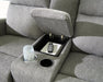 Gauntlet Reclining Loveseat with Console - Faith Furniture (Manhattan, KS)