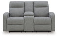 Gauntlet Reclining Loveseat with Console - Faith Furniture (Manhattan, KS)