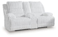 Rhines Falls Power Reclining Loveseat with Console - Faith Furniture (Manhattan, KS)