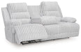 Rhines Falls Power Reclining Sofa with Drop Down Table - Faith Furniture (Manhattan, KS)