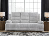 Rhines Falls Power Reclining Sofa with Drop Down Table - Faith Furniture (Manhattan, KS)