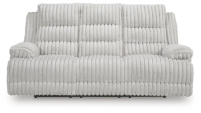 Rhines Falls Power Reclining Sofa with Drop Down Table - Faith Furniture (Manhattan, KS)