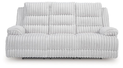 Rhines Falls Power Reclining Sofa with Drop Down Table - Faith Furniture (Manhattan, KS)