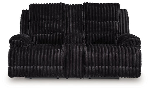Rhine Falls Reclining Loveseat with Console - Faith Furniture (Manhattan, KS)