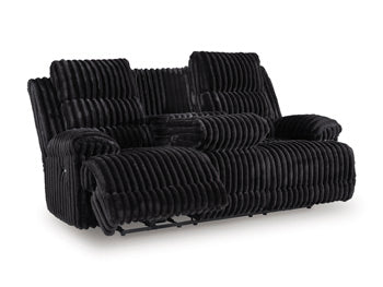 Rhine Falls Power Reclining Sofa with Drop Down Table - Faith Furniture (Manhattan, KS)