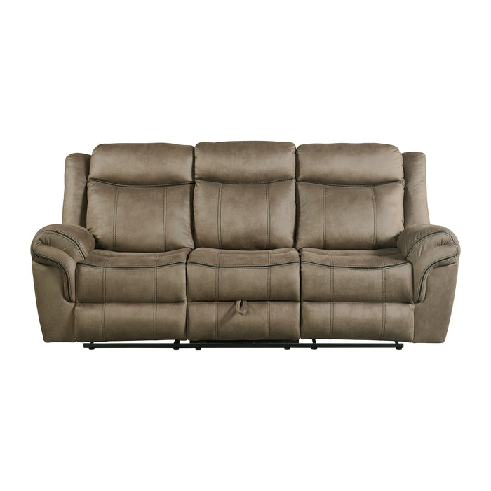 Sorrento Motion Sofa with Dropdown in T101 Brown
