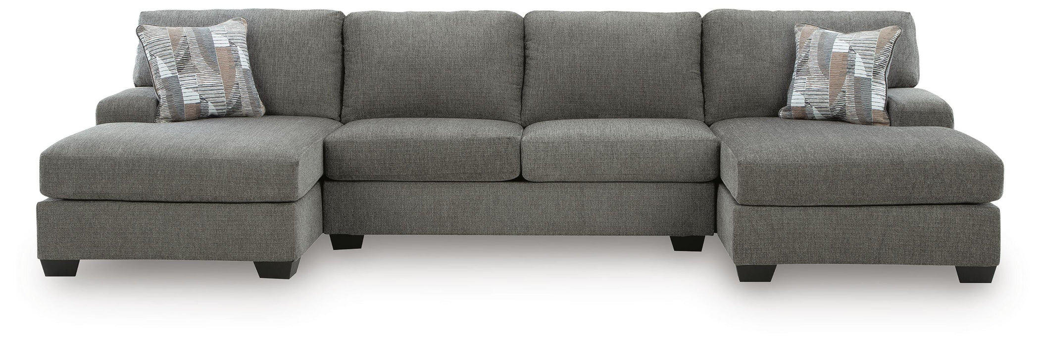 Clarington Sleeper Sectional with Double Chaise - Faith Furniture (Manhattan, KS)