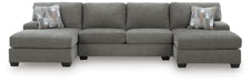 Clarington Sleeper Sectional with Double Chaise - Faith Furniture (Manhattan, KS)