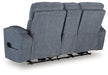 Studio Cave Power Reclining Loveseat with Console - Faith Furniture (Manhattan, KS)
