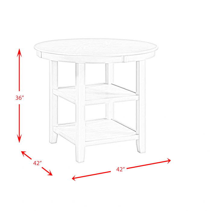 Amherst Counter Height Dining Set-Table and Four Side Chairs