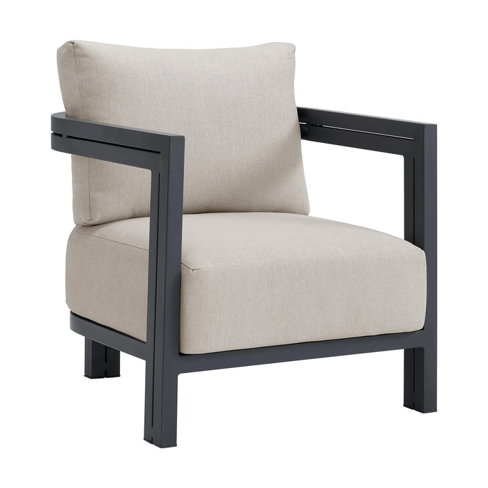 Playa Chair - Dark Grey and Olefin Beige (2 Per Carton)