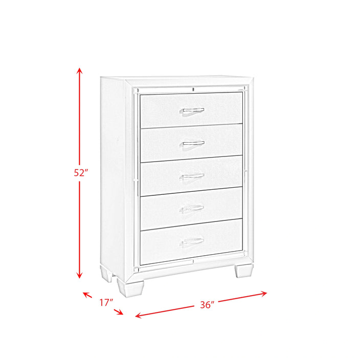 PLATINUM YOUTH FULL 5PC BEDROOM SET