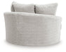 Cuddle Plush Oversized Swivel Accent Chair - Faith Furniture (Manhattan, KS)