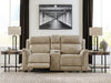 Next-Gen DuraPella Power Reclining Loveseat with Console - Faith Furniture (Manhattan, KS)