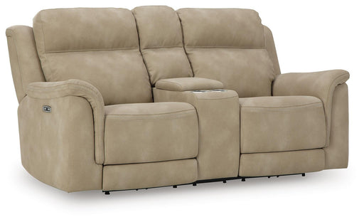 Next-Gen DuraPella Power Reclining Loveseat with Console - Faith Furniture (Manhattan, KS)