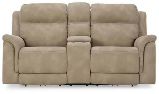 Next-Gen DuraPella Power Reclining Loveseat with Console - Faith Furniture (Manhattan, KS)
