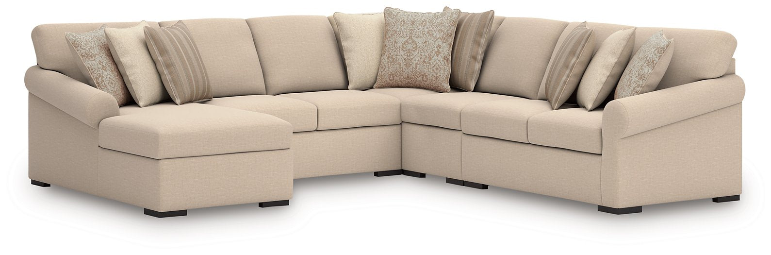 LadyMae Sectional with Chaise - Faith Furniture (Manhattan, KS)