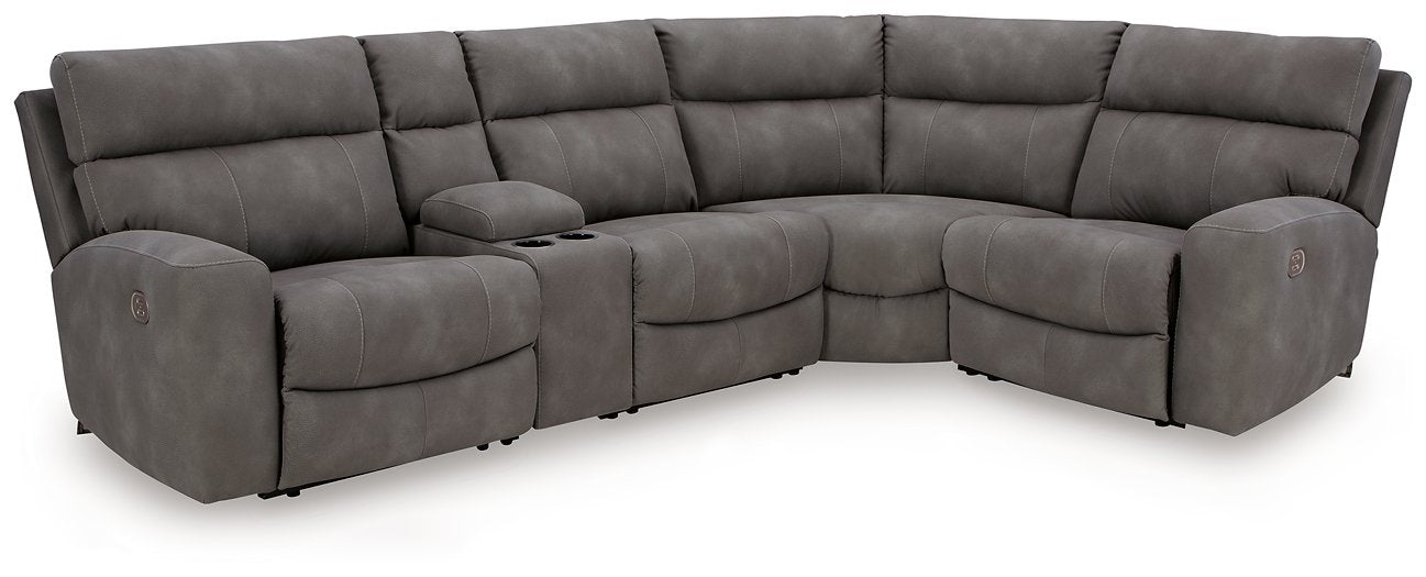 Next-Gen DuraPella Power Reclining Sectional - Faith Furniture (Manhattan, KS)