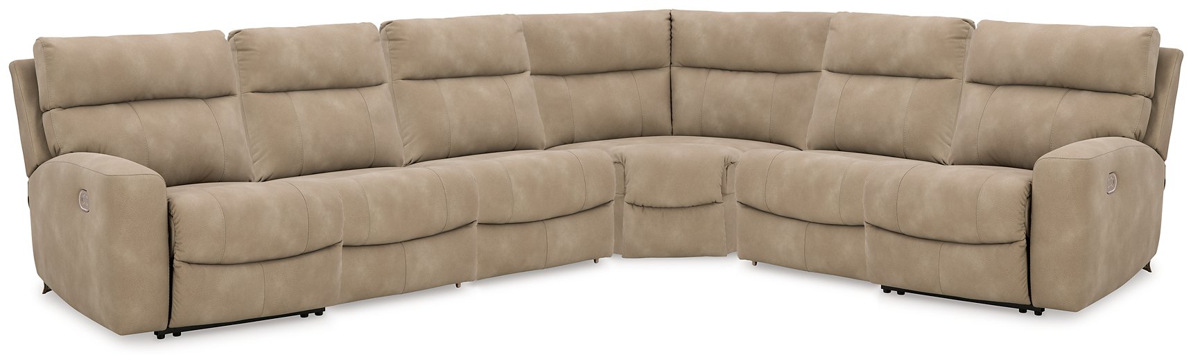 Next-Gen DuraPella Power Reclining Sectional - Faith Furniture (Manhattan, KS)