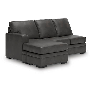 Lofton-Pike Sectional with Chaise - Faith Furniture (Manhattan, KS)