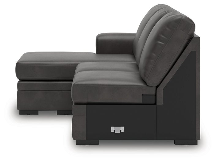 Lofton-Pike Sectional with Chaise - Faith Furniture (Manhattan, KS)