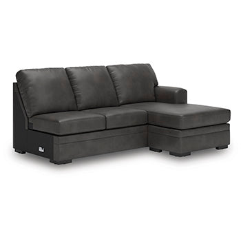 Lofton-Pike Sectional with Chaise - Faith Furniture (Manhattan, KS)