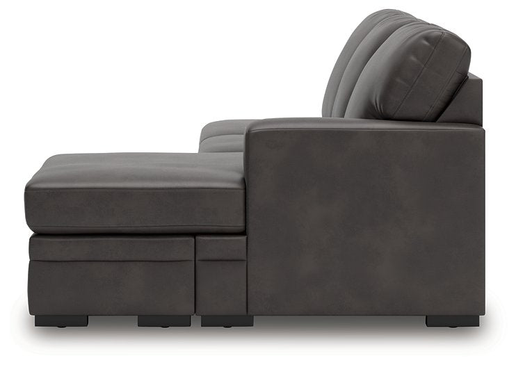 Lofton-Pike Sectional with Chaise - Faith Furniture (Manhattan, KS)