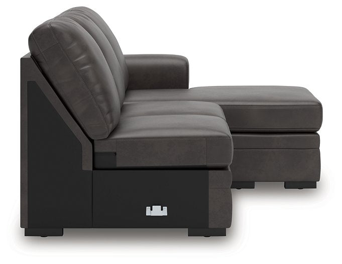 Lofton-Pike Sectional with Chaise - Faith Furniture (Manhattan, KS)