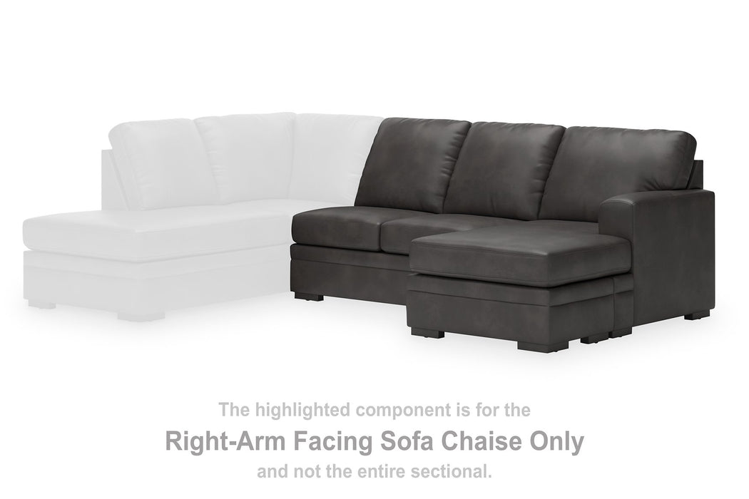 Lofton-Pike Sectional with Chaise - Faith Furniture (Manhattan, KS)