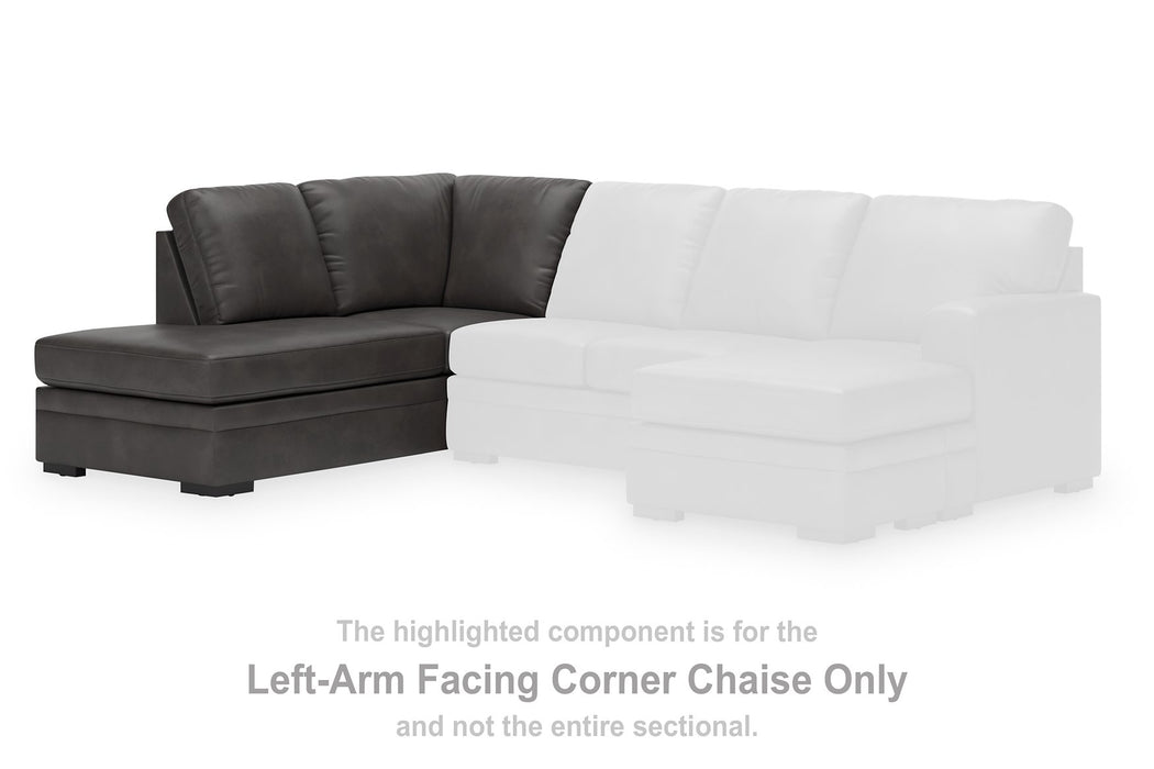 Lofton-Pike Sectional with Chaise - Faith Furniture (Manhattan, KS)
