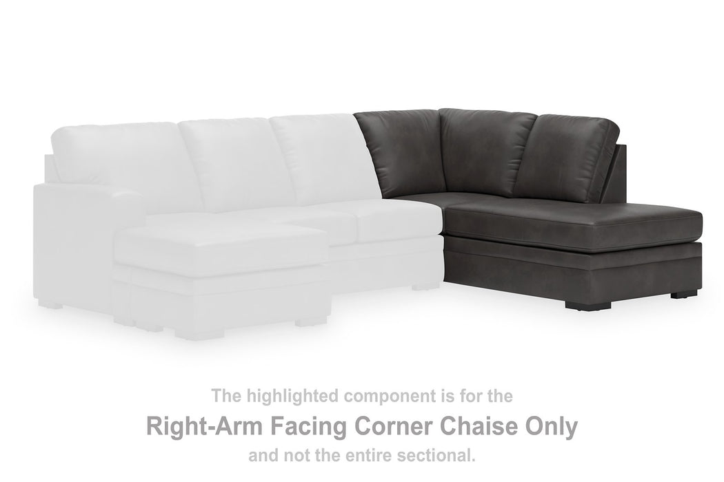 Lofton-Pike Sectional with Chaise - Faith Furniture (Manhattan, KS)