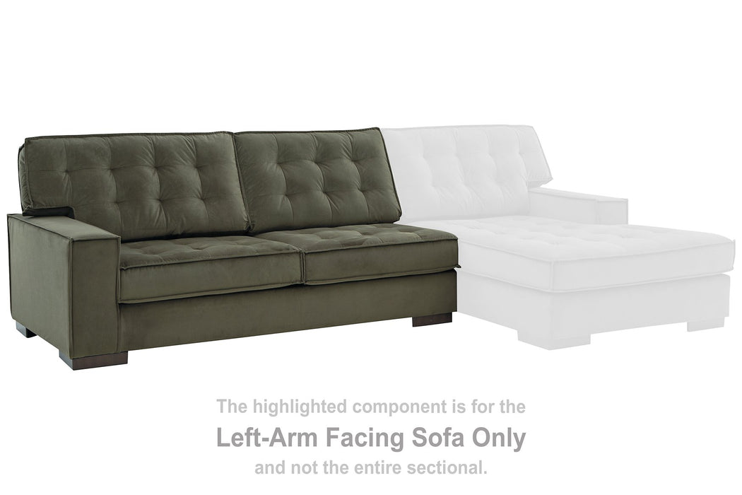Caspian-Town Sectional with Chaise - Faith Furniture (Manhattan, KS)
