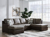 Castille Way Sleeper Sectional with Chaise - Faith Furniture (Manhattan, KS)