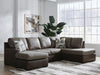 Castille Way Sleeper Sectional with Chaise - Faith Furniture (Manhattan, KS)